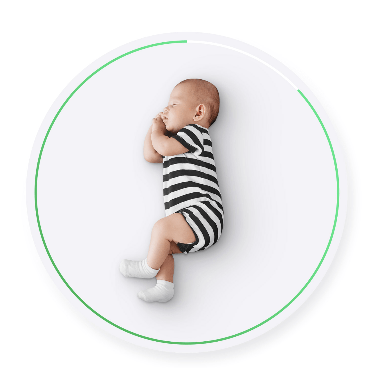 Baby sleeping in a onesie | Batelle
